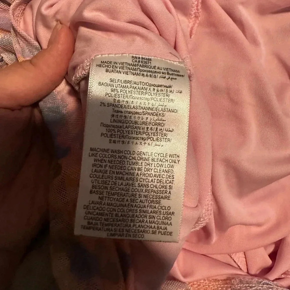 BCBGeneration NWT size large mini dress Tie dye - Picture 3 of 4